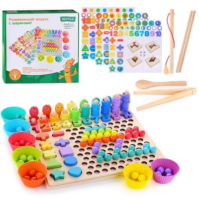 Развивающий модуль с шариками Щепка D1160 01